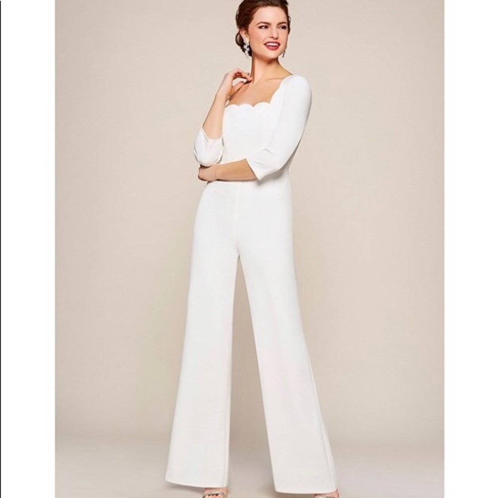 Adrianna Papell white jumpsuit
